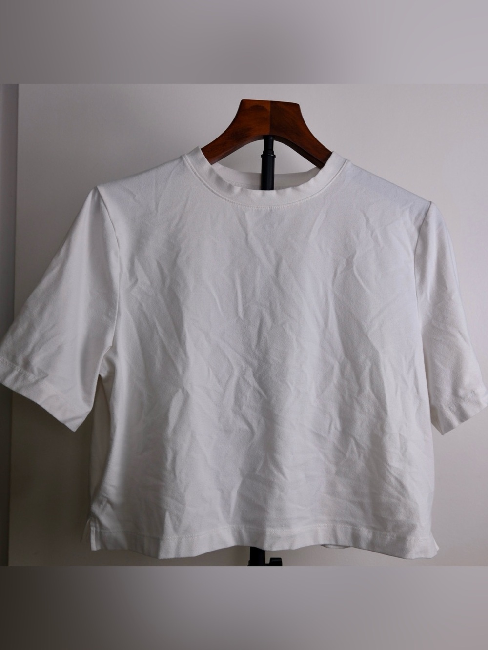 A New Day White Crewneck Short Sleeve Tee | Small
